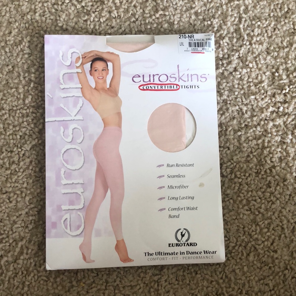 Euroskins convertible pink tights